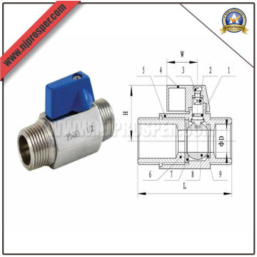 Min Ball Valve with Male Thread (YZF-V01)